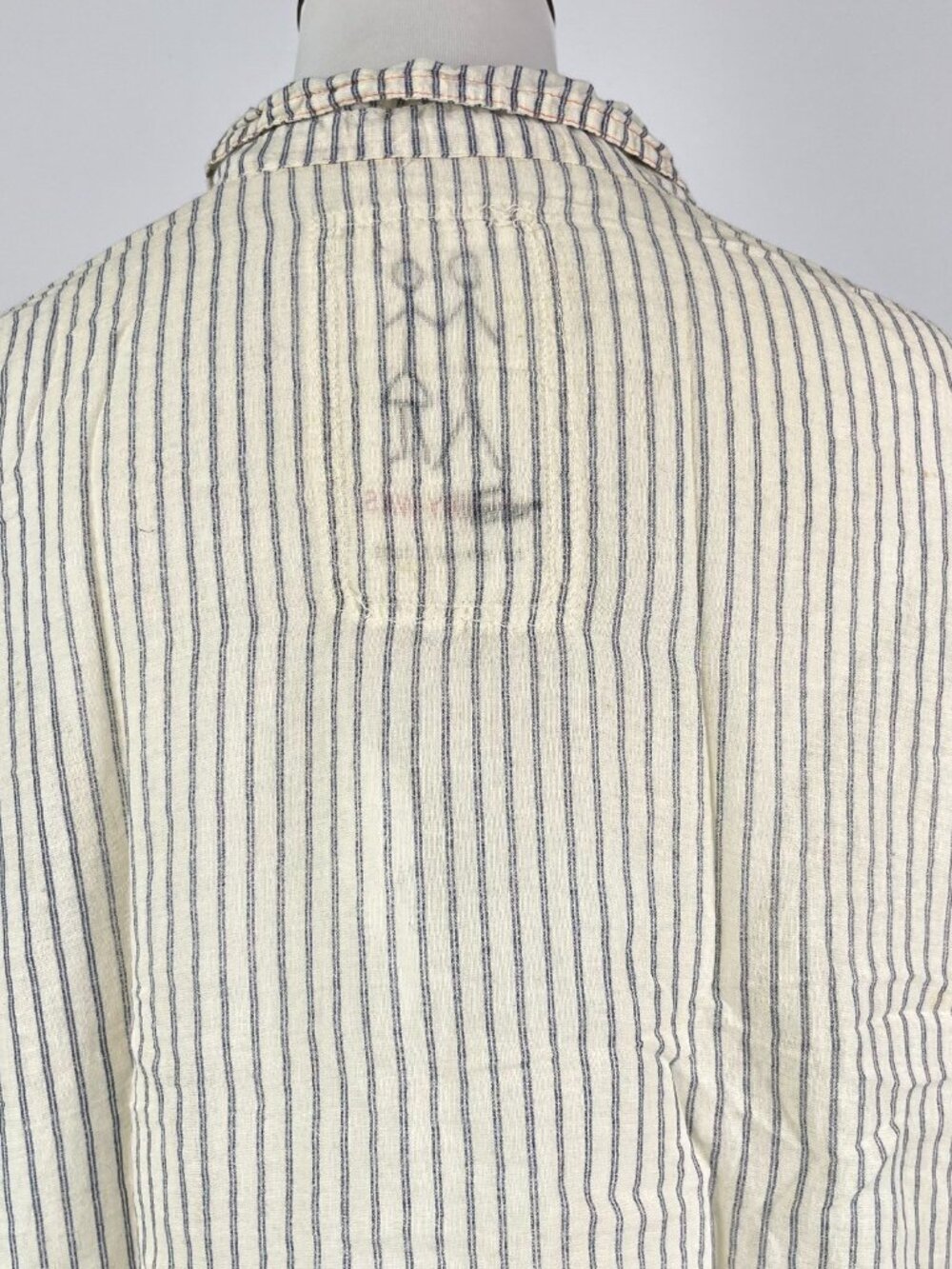 NWOT Johnny Was Stripe Embroidered Long Sleeves Tunic Blouse Top Size S - Picture 7 of 14